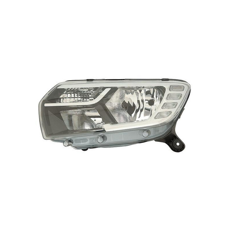 PROIETTORE SINISTRO LED CON LUCE DIURNA LED CON PREDISPOSIZIONE REGOLAZIONE ELETTRICA DACIA LOGAN-MCV II 20162021, DACIA SANDER