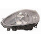 PROIETTORE SINISTRO H4 CON PARABOLA GRIGIO CON MOTORE FIAT PUNTO 199 201  FIAT PUNTO EVO 199 20092012