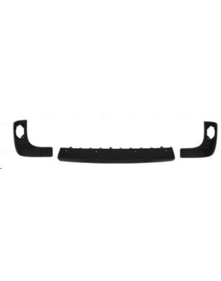 MODANATURA PARAURTI POSTERIORE  SET 3 PZ  RENAULT KANGOO KW0KW1 20082013      , RENAULT KANGOO KC0KC1 20132021
