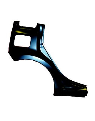 PARAFANGO POSTERIORE DESTRO CON SOTTOPORTA FIAT PANDA 169 20032014