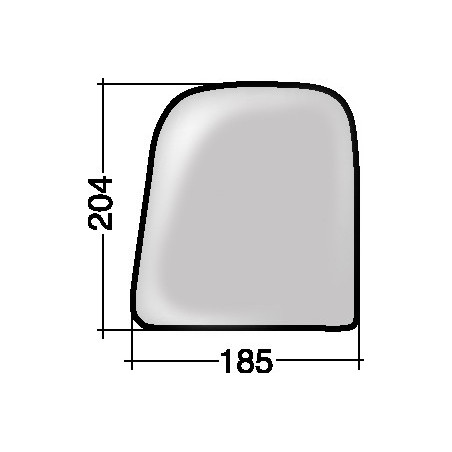 VETRO CON PIASTRA SINISTRO IVECO DAILY 20072011