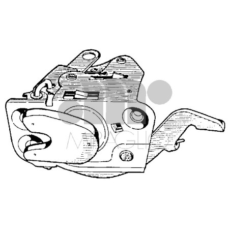 SERRATURA ANTERIORE DESTRO MANUALE IVECO GAMMA Z - TURBO Z 5091 19771991