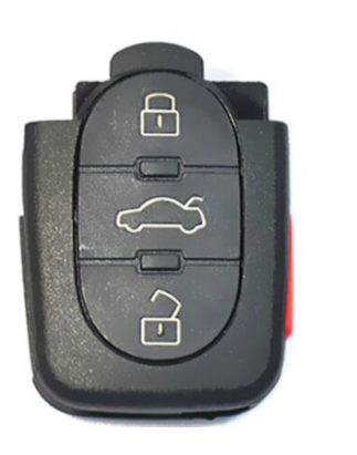 GUSCIO CHIAVE COMPLETO 3+1 TASTI: TASTO APERTURA TASTO CHIUSURA TASTO PORTELLONE TASTO ANTIPANICO AUDI A2 8Z0 20002005, AUDI A4