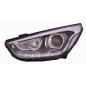 PROIETTORE SINISTRO LED HIR PY21 CON PARABOLA NERA CON LUCE DIURNA LED CON PREDISPOSIZIONE REGOLAZIONE ELETTRICA HYUNDAI iX35TU