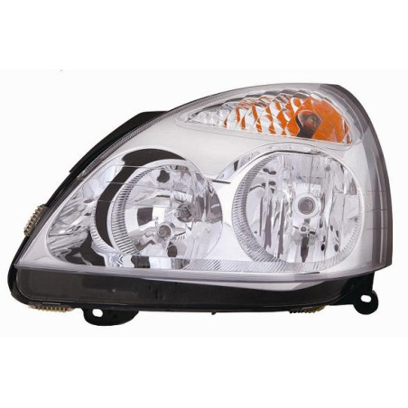 PROIETTORE DESTRO H1,H7 CON PARABOLA CROMATA CON PREDISPOSIZIONE REGOLAZIONE ELETTRICA RENAULT CLIO IICAMPUSTHALIA BBCB 20012006
