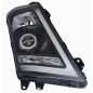 PROIETTORE SINISTRO LED XENON REGOLAZIONE MANUALE CON PARABOLA NERA CON LUCE DIURNA A LED VOLVO TRUCK FH16 2013