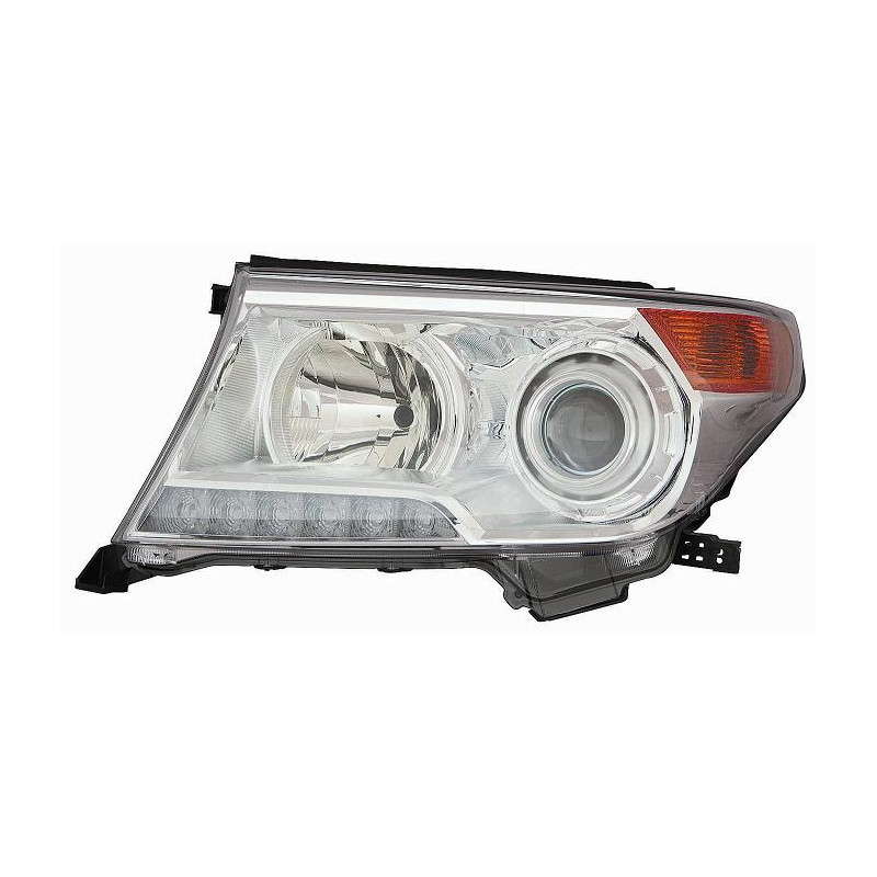 PROIETTORE DESTRO LED XENON CON PARABOLA TOYOTA LAND CRUISER 200 V8 J14 2015