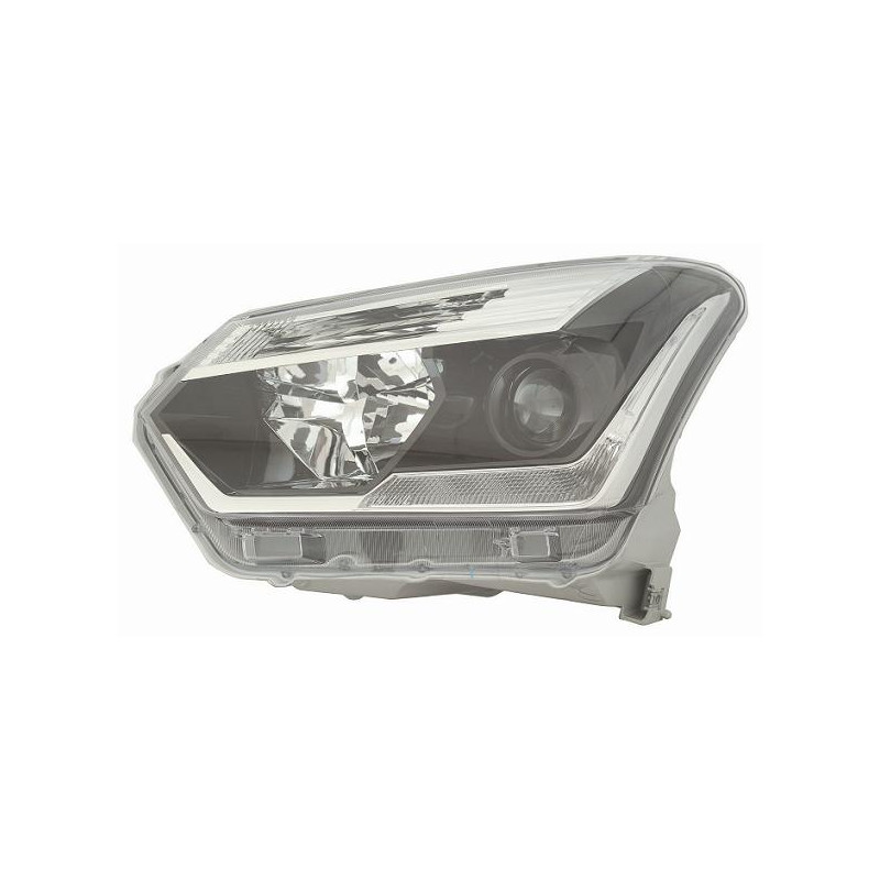 PROIETTORE DESTRO LED H11,HB3,WY21 CON PARABOLA CON MOTORE CON LUCE DIURNA LED ISUZU PU D-MAX TFRTFS 20162020
