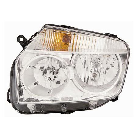 PROIETTORE SINISTRO H7,H1 CON PARABOLA CROMATA CON PREDISPOSIZIONE REGOLAZIONE ELETTRICA DACIA DUSTER I HS 20102017VERS 2013