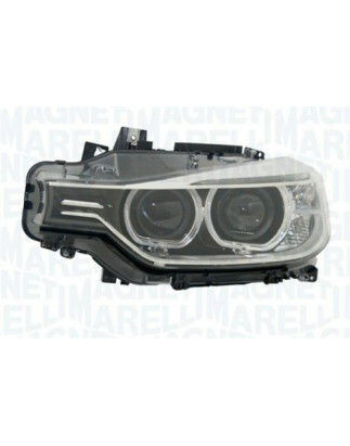 PROIETTORE SINISTRO LED XENON CON PARABOLA NERA CON MOTORE CON LUCE DIURNA LED BMW SERIES 3 SDNSW F30F31 20122014