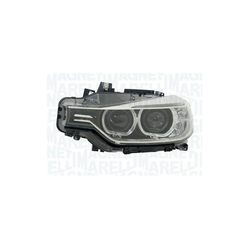PROIETTORE SINISTRO LED XENON CON PARABOLA NERA CON MOTORE CON LUCE DIURNA LED BMW SERIES 3 SDNSW F30F31 20122014