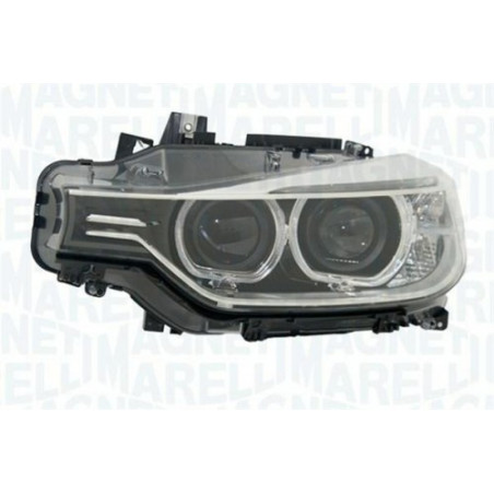 PROIETTORE SINISTRO LED XENON CON PARABOLA NERA CON MOTORE CON LUCE DIURNA LED BMW SERIES 3 SDNSW F30F31 20122014