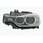 PROIETTORE SINISTRO LED XENON CON PARABOLA NERA CON MOTORE CON LUCE DIURNA LED BMW SERIES 3 SDNSW F30F31 20122014