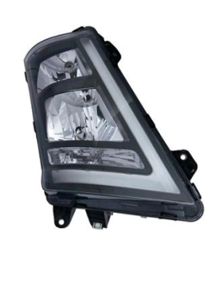 PROIETTORE SINISTRO LED H7,H1 CON PARABOLA CROMATA CON MOTORE VOLVO TRUCK FH16 2013