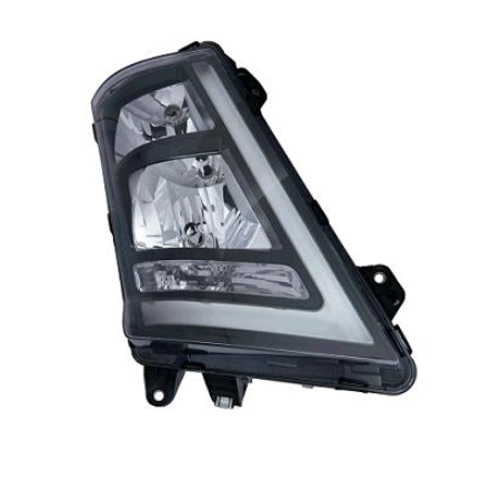 PROIETTORE SINISTRO LED H7,H1 CON PARABOLA CROMATA CON MOTORE VOLVO TRUCK FH16 2013
