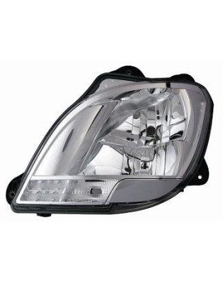 PROIETTORE DESTRO LED H7,H1 REGOLAZIONE MANUALE CON LUCE DIURNA LED DAF XF 106 2013