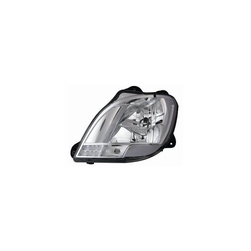 PROIETTORE DESTRO LED H7,H1 REGOLAZIONE MANUALE CON LUCE DIURNA LED DAF XF 106 2013