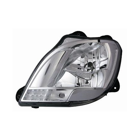 PROIETTORE DESTRO LED H7,H1 REGOLAZIONE MANUALE CON LUCE DIURNA LED DAF XF 106 2013