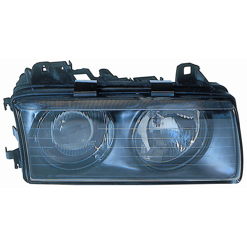 PROIETTORE DESTRO H1 CON VETRO LISCIO BMW SERIES 3 COUPECABRIO E36 19901998VERS 19911994 , BMW SERIES 3 SDN E36 19901998VERS 19