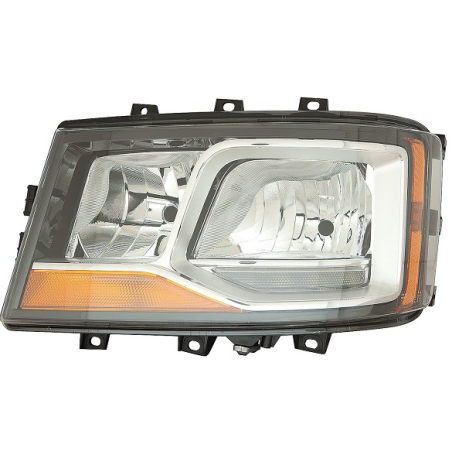 PROIETTORE SINISTRO LED H7,H7,H21W CON MOTORE CON LUCE DIURNA LED SCANIA SERIE G- P - R - S - T 2017