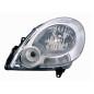 PROIETTORE DESTRO H4 CON PARABOLA CON PREDISPOSIZIONE REGOLAZIONE ELETTRICA RENAULT KANGOO KW0KW1 20082013