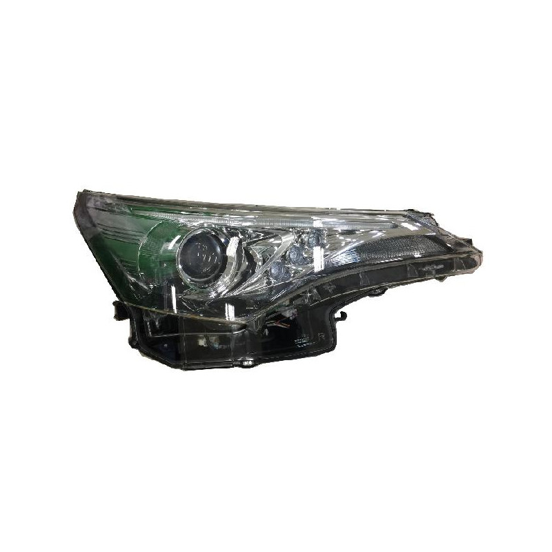 PROIETTORE DESTRO LED H1R2 CON PARABOLA NERA CON LUCE DIURNA LED TOYOTA AVENSIS T27 2015