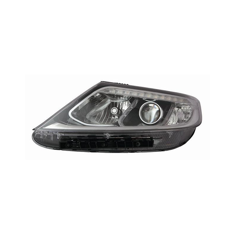 PROIETTORE DESTRO LED H7,H7,PY21 CON PARABOLA CON LUCE DIURNA LED CON PREDISPOSIZIONE REGOLAZIONE ELETTRICA KIA SORENTO XM 2009