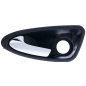 MANIGLIA INTERNA CFORO NERA CLEVA CROMATA ANTERIORE SINISTRO SEAT IBIZA 6J56P1 2008201  SEAT IBIZA 6J56P1 20122015, SEAT IBIZA 