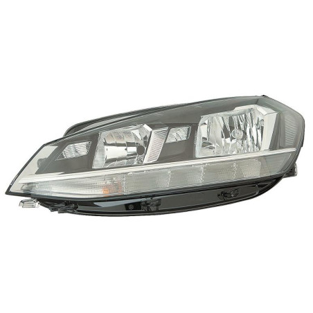 PROIETTORE DESTRO LED H7,H9,WY21W CON PARABOLA CON MOTORE CON LUCE DIURNA A LED VOLKSWAGEN GOLF VII BQ 20162019, VOLKSWAGEN GOL
