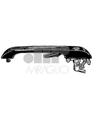 MANIGLIA ESTERNA ANTERIORE DESTRO CON CHIAVE VOLKSWAGEN CADDY 14 19791995, VOLKSWAGEN GOLF I 17 19771983, VOLKSWAGEN GOLF II 19