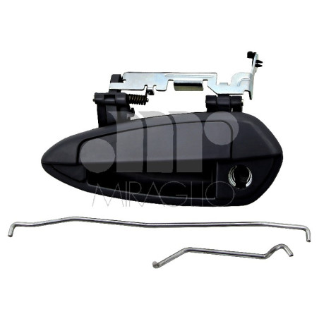 MANIGLIA ESTERNA SENZA BLOCCHETTO IN PLASTICA NERO ANTERIORE SINISTRO FIAT GRANDE PUNTO 199 20052012       VERS 5P