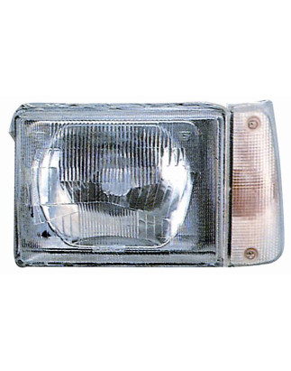 PROIETTORE DESTRO R2 MODELLO *NO DEPO* REGOL MANUALE CON LENTE BIANCA FIAT PANDA 141 19862003