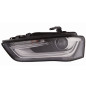 PROIETTORE SINISTRO LED XENON CON PARABOLA NERA CON MOTORE CON LUCE DIURNA LED AUDI A4 8KH8K28K5 20112015