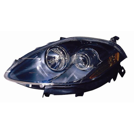 PROIETTORE DESTRO 2H1 CON PARABOLA BLU FIAT BRAVO 198 20072014VERS 2010