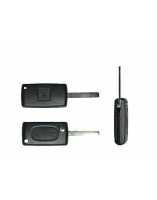 GUSCIO CHIAVE NERO 2 TASTI: TASTO APERTURA TASTO CHIUSURA LAMA SIP22 CITROEN BERLINGO MF 20022008, CITROEN BERLINGO B9 20082015