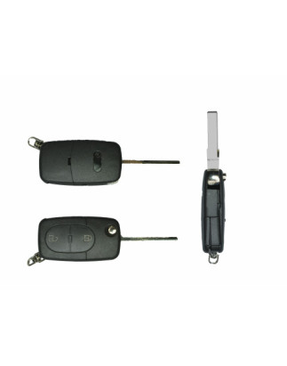 GUSCIO CHIAVE NERO 2 TASTI: BATTERIA 1616 TASTO APERTURA TASTO CHIUSURA LAMA HU66 AUDI A3 8P18PA 20032008, AUDI A3 8P18PA8P7 20