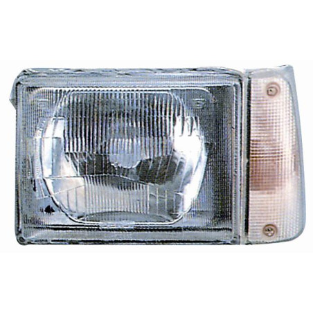 PROIETTORE SINISTRO R2 MODELLO *NO DEPO* REGOL MANUALE CON LENTE BIANCA FIAT PANDA 141 19862003