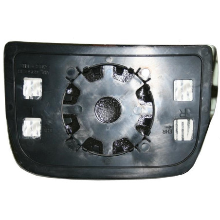 VETRO CON PIASTRA DESTRO CROMATO GRANDANGOLO CONVESSO IVECO DAILY 20072011, IVECO DAILY 20112014