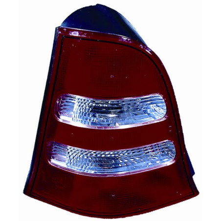 FANALE POSTERIORE SINISTRO SENZA PORTALAMPADA BIANCOROSSO MERCEDES-BENZ A CLASS W168 19982004VERS 2001