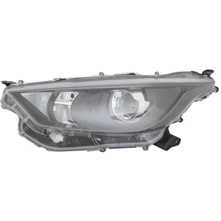 PROIETTORE DESTRO LED CON LUCE DIURNA LED CON PREDISPOSIZIONE REGOLAZIONE ELETTRICA MAZDA 2 HYBRID KB 202  TOYOTA YARIS IV MXP 