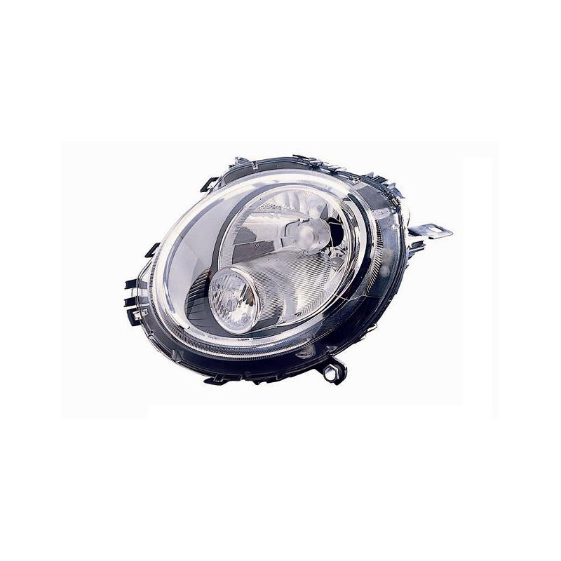 PROIETTORE DESTRO H4 CON MOTORE CON FANALE BIANCO MINI CABRIO R57 20082010, MINI CABRIO R57 20102015VERS 2006 , MINI CLUBMAN R5