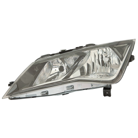 PROIETTORE DESTRO LED H7,H7 CON PARABOLA NERA CON MOTORE CON LUCE DIURNA LED SEAT LEON 5F1 20172020
