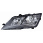 PROIETTORE DESTRO H7,H7 CON PARABOLA NERA CON MOTORE SEAT LEON 5F1 20132017