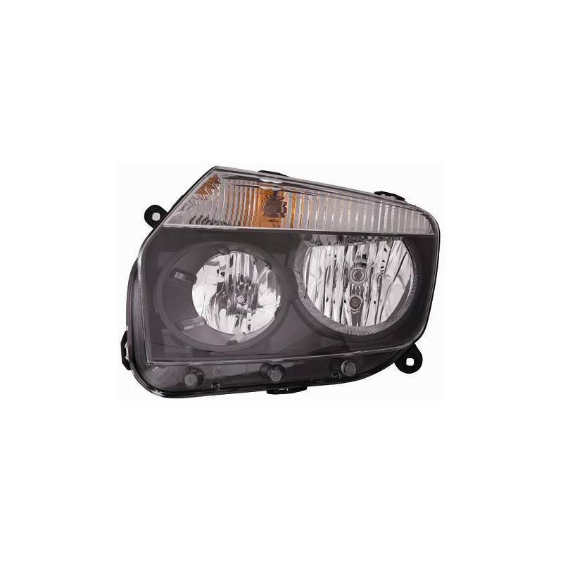 PROIETTORE DESTRO H7,H1 CON PARABOLA NERA CON PREDISPOSIZIONE REGOLAZIONE ELETTRICA DACIA DUSTER I HS 20102017