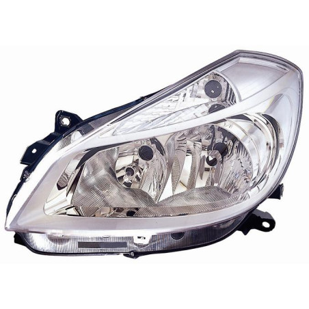 PROIETTORE DESTRO H7,H7 CON PARABOLA CROMATA CON PREDISPOSIZIONE REGOLAZIONE ELETTRICA RENAULT CLIO III BR0 1CR0 1 20062009