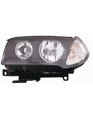 PROIETTORE DESTRO 2H7 CON PARABOLA NERA CON MOTORE CON INDICATORE DI DIREZIONE BIANCO BMW X3 E83 20042007
