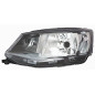 PROIETTORE SINISTRO H4 CON PARABOLA NERA CON MOTORE SKODA FABIA NJ3 20142018, SKODA FABIA NJ3 20182021