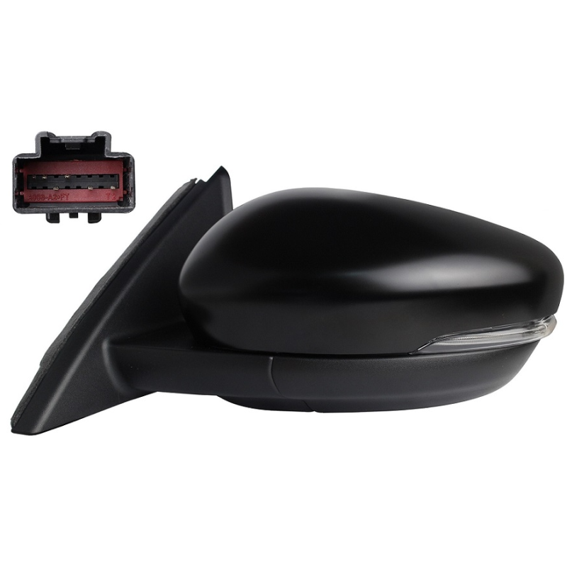 RETROVISORE ELETTRICO SINISTRO 6 PIN CON PRIMER TERMICO VETRO CONVESSO CON FANALINO INTEGRATO FORD KUGA DFK 20202024