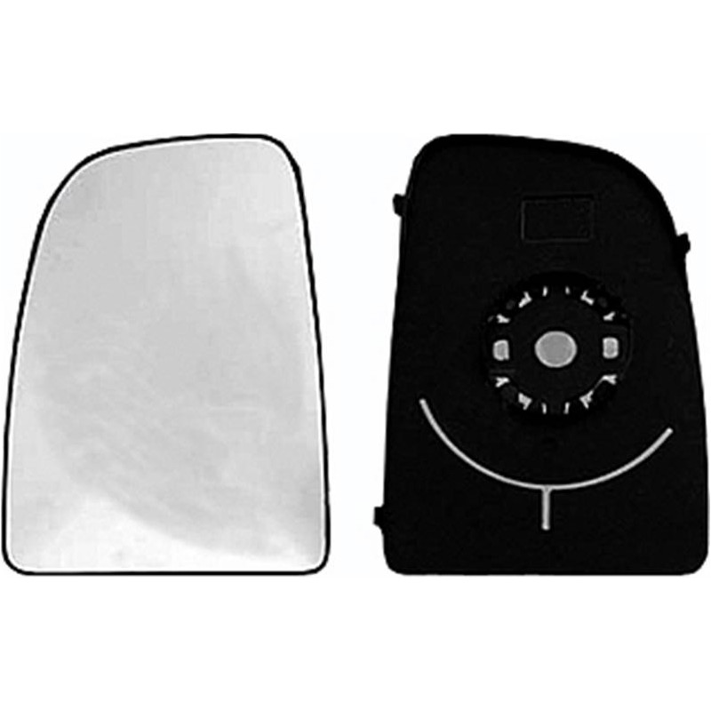 VETRO CON PIASTRA DESTRO CROMATO CONVESSO CITROEN e JUMPER III 20202023, CITROEN JUMPER III 20062014, CITROEN JUMPER III 2014, 