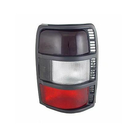 FANALE POSTERIORE DESTRO CON PORTALAMPADA CORNICE NERA MITSUBISHI PAJERO V3WV2WW4W 19921995